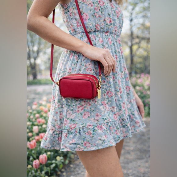 Estee Lauder Handbags - Estee Lauder pink Crossbody Bag with Structured Design